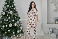 Osos De Navidad Mujer- Camisa manga corta + Pantalon