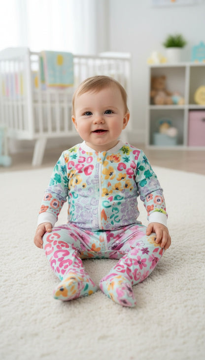 Jardin de Acuarela - Enterizo Bebe READY TO SHIP