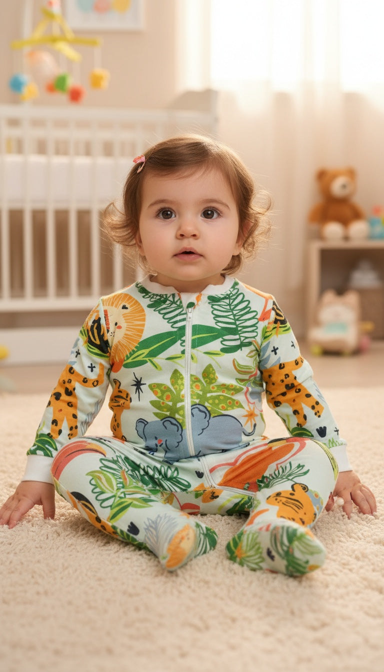 Bosque Tropical - Enterizo Bebe READY TO SHIP