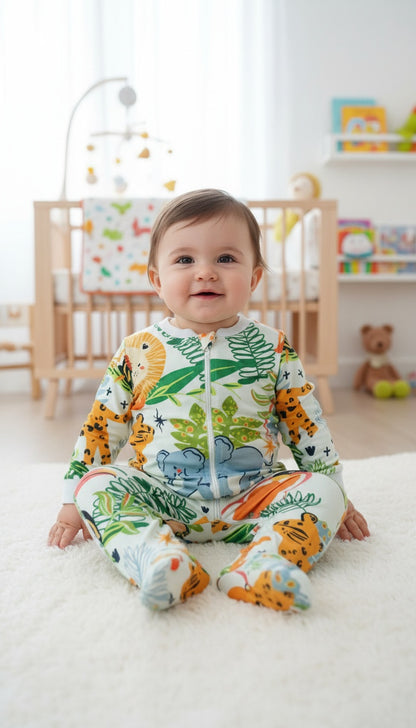Bosque Tropical - Enterizo Bebe READY TO SHIP