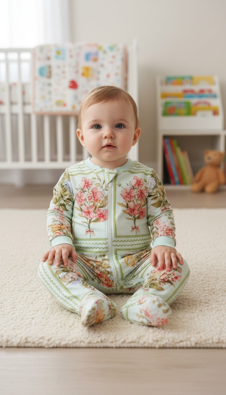 Estampas de Flora - Enterizo Bebe READY TO SHIP