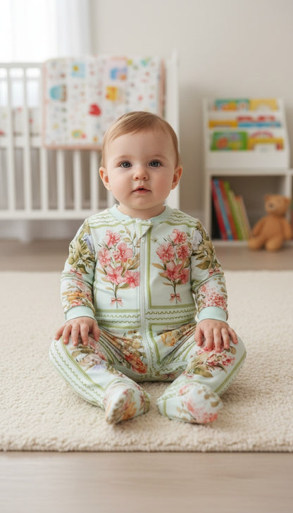 Estampas de Flora - Enterizo Bebe READY TO SHIP