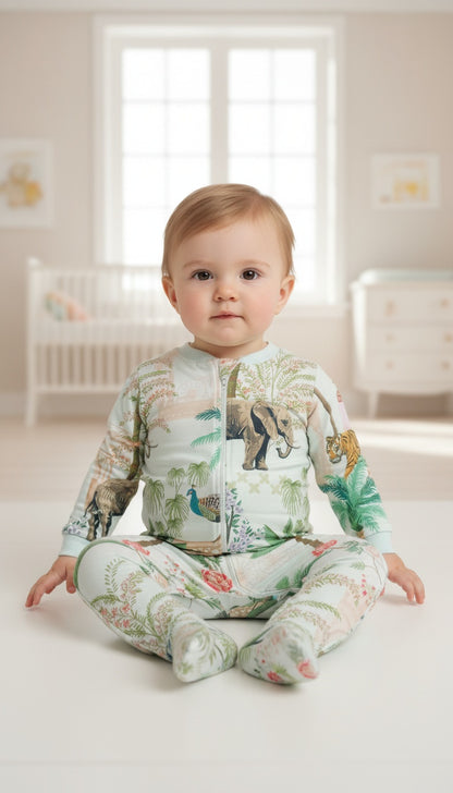 Safari Blanco - Enterizo Bebe READY TO SHIP