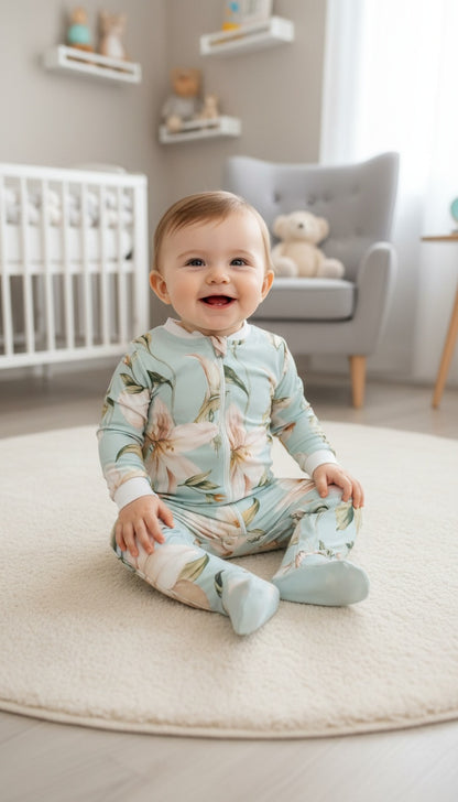 Idilio Celeste - Enterizo Bebe READY TO SHIP