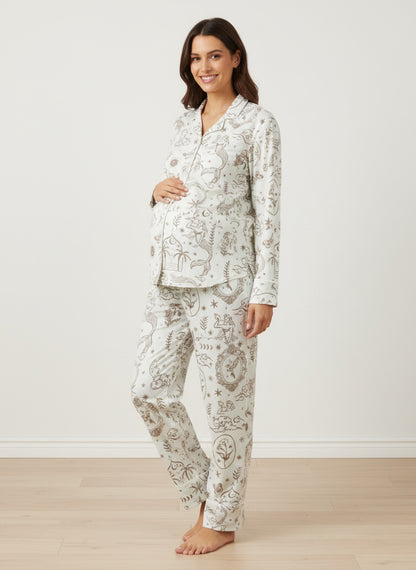 Naturaleza Magica Mocca - Camisa + Pantalon Maternidad READY TO SHIP