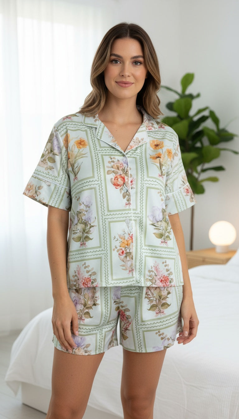 Estampas de Flora - Manga Corta + Short READY TO SHIP