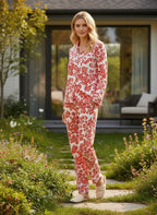 Petalos Carmesi - Camisa + Pantalon READY TO SHIP
