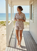 Petalos en Rosa - Manga Corta + Short READY TO SHIP