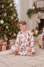 Merry Xmass - KIDS: Camisa Manga Larga y Pantalon