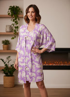 Jungle Animals Lilac - Bata y Kimono