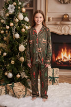 Cascanueces Verde - Kids: Camisa Manga Larga y Pantalon