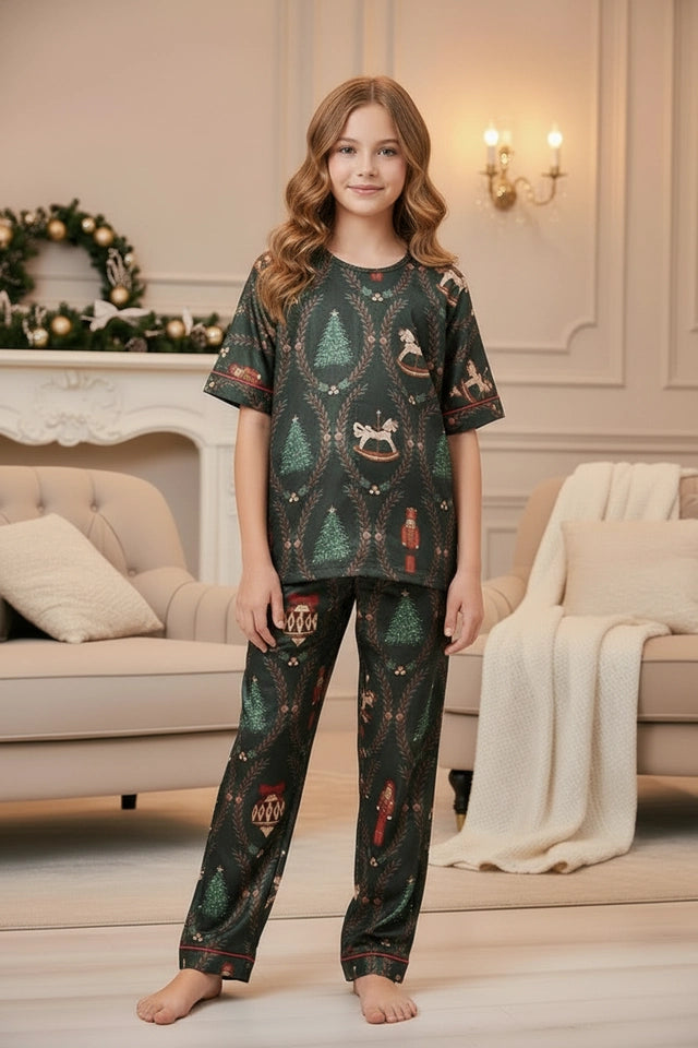 Cascanueces Verde Kids -  Manga Corta y Pantalon
