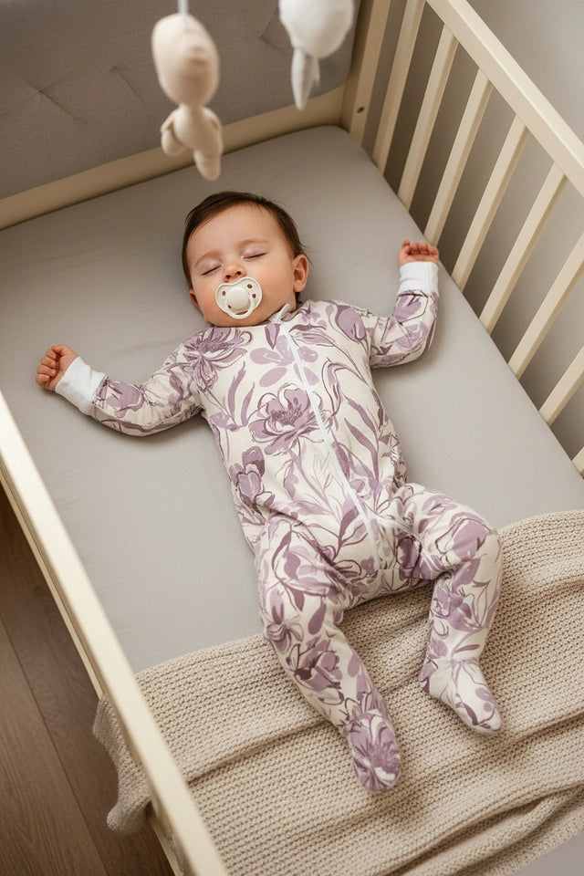 Siluetas Rosa  - Enterizo de Bebe