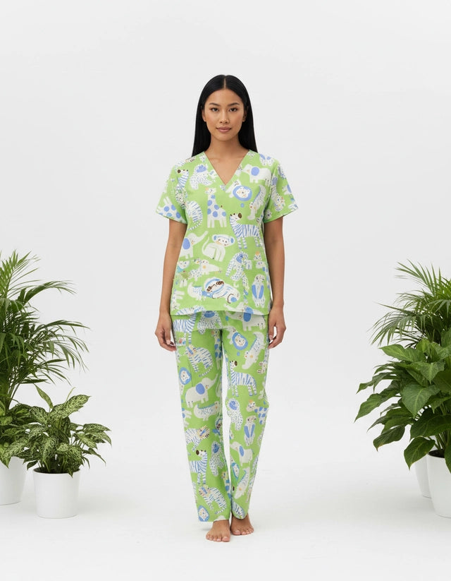 Jungle Animals Lemon - Manga corta + Pantalon