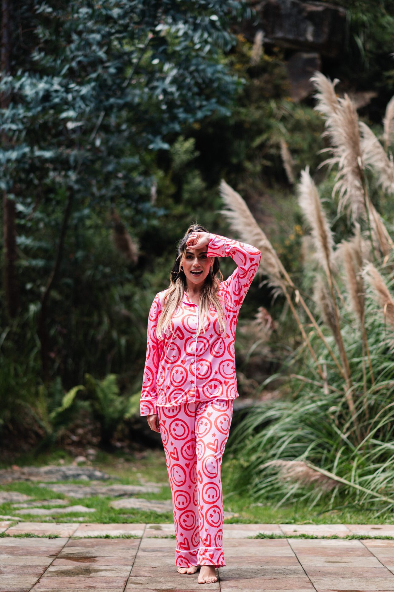 HAPPY FACE PINK - MUJER: Camisa y Pantalon