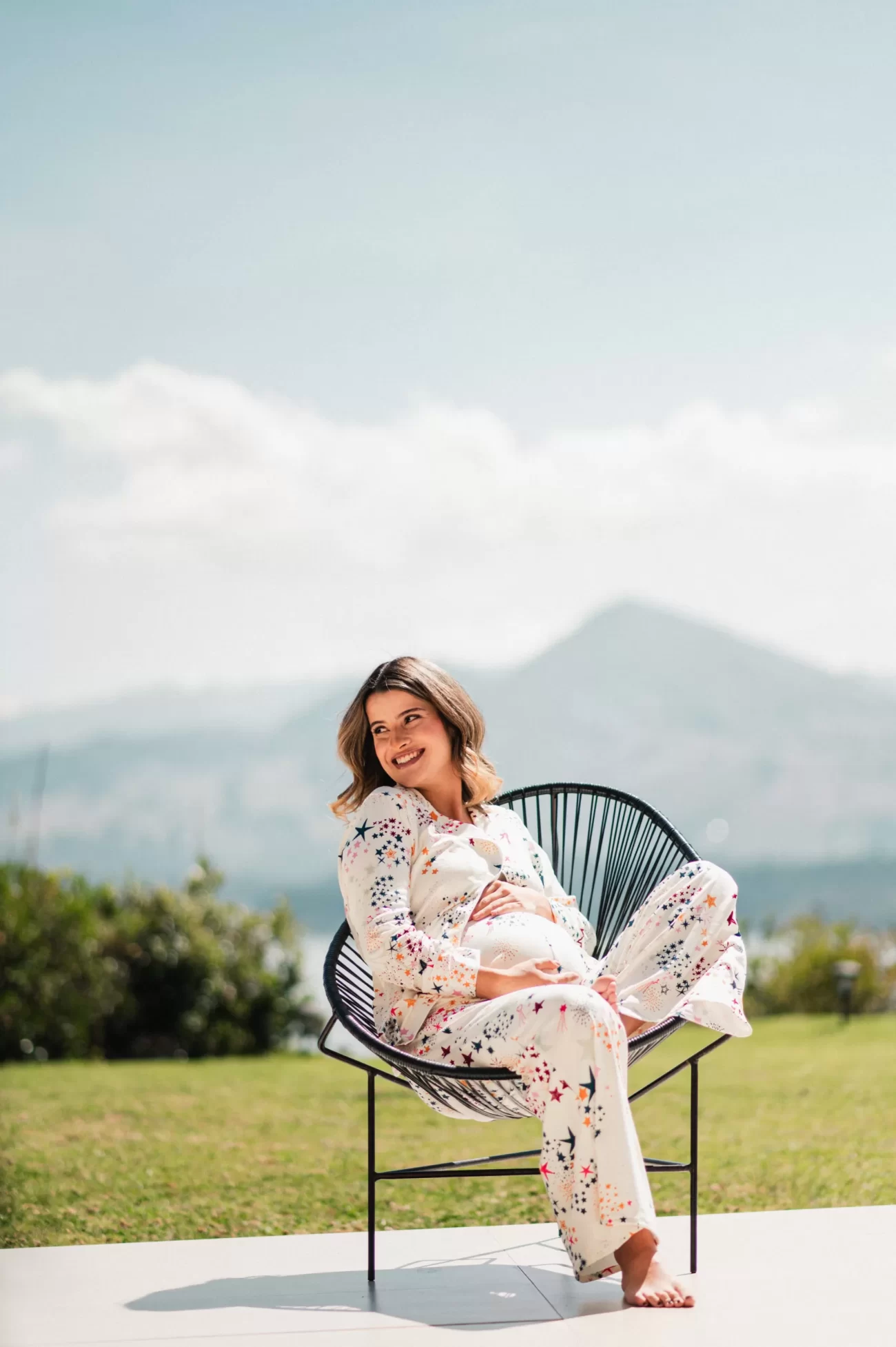 Lluvia de Estrellas - Camisa y Pantalon Anchon de Maternidad - Image 5