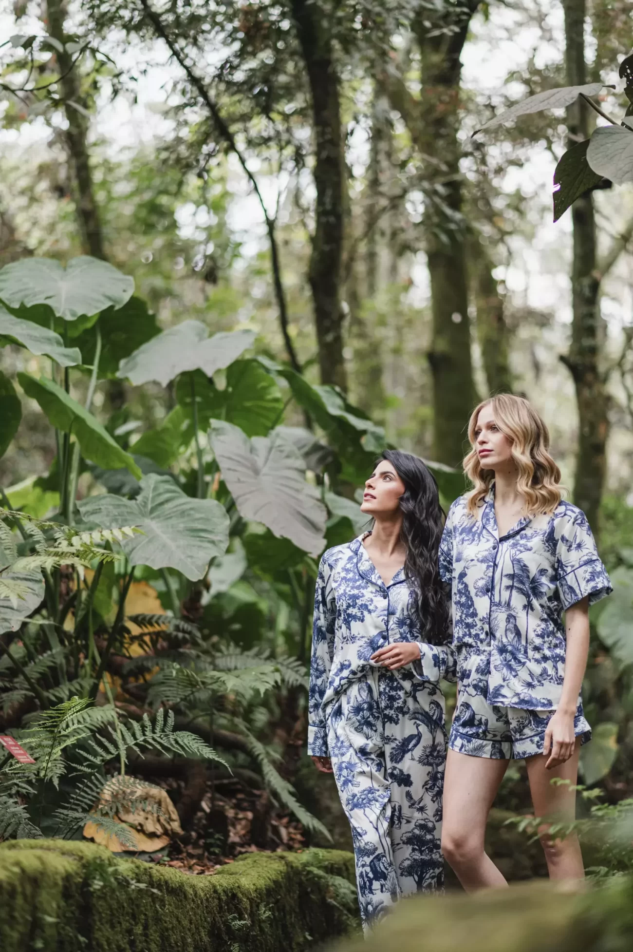 Selva Africana Azul - Camisa Manga Corta y Short - Image 4